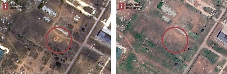 тортурні ями, полігон точкий, супутникові знімки