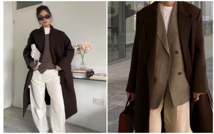 Цветовые комбинации в одежде на осень, Сочетание цветов — Молочный и шоколад, Сочетание цветов — Молочный и шоколад