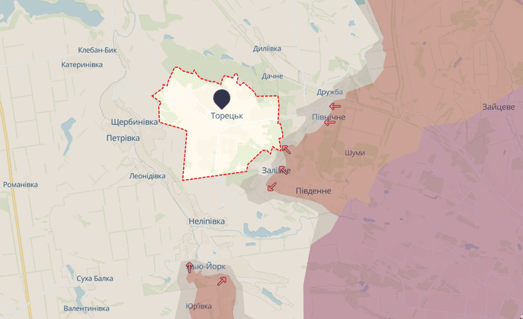 На Покровском направлении ВСУ отразили 30 атак россиян. Карта DeepState