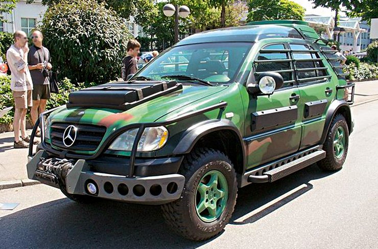 Mercedes-Benz ML , парк юрского периода, парк юрского периода авто, тачки, крутые тачки