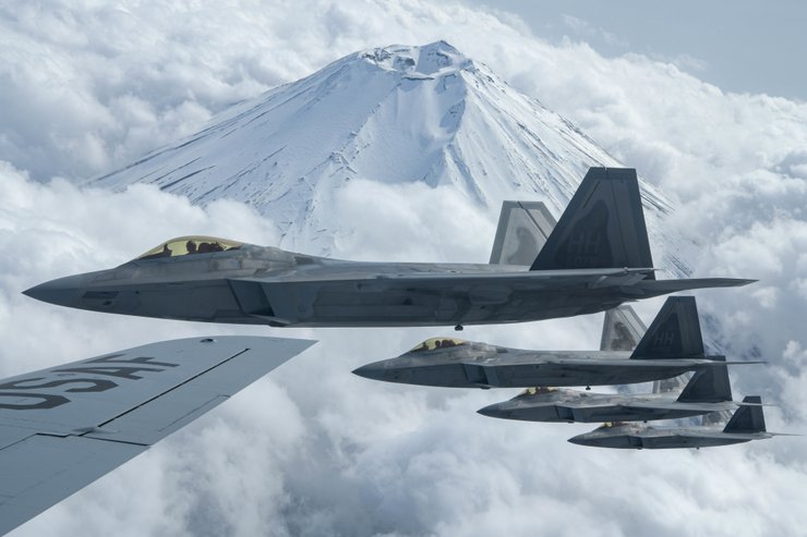 американские самолеты, f-22 raptor