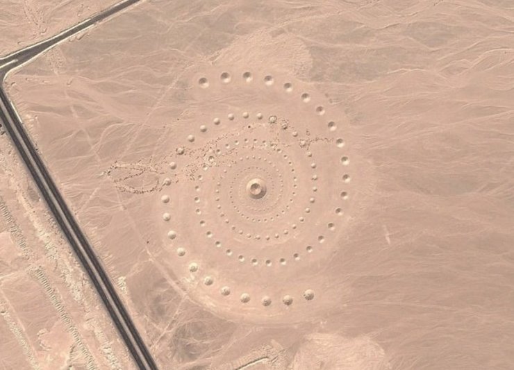 Египет, арт-инсталляция, пустыня, Google Earth, карты Google Earth, странные места на Земле, странности Google Earth, Google Earth странные места