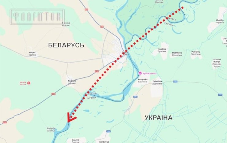 інфографіка з рухом Шахедів через Білорусь у травні