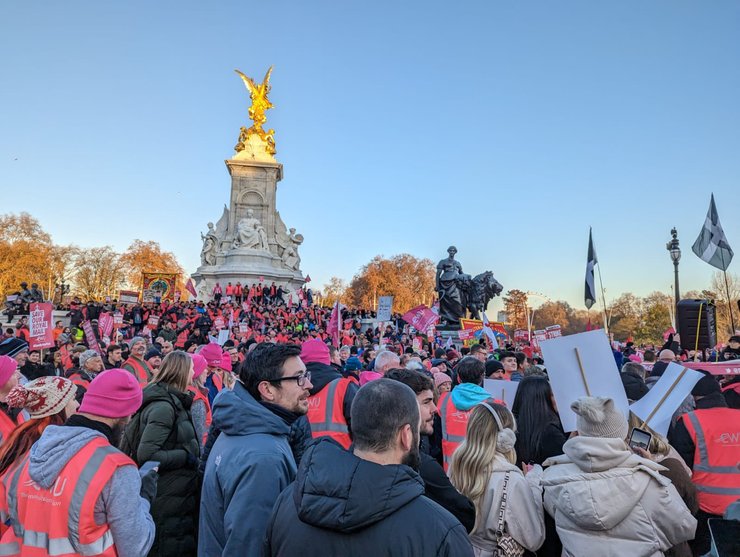 забастовка лондо работники связи