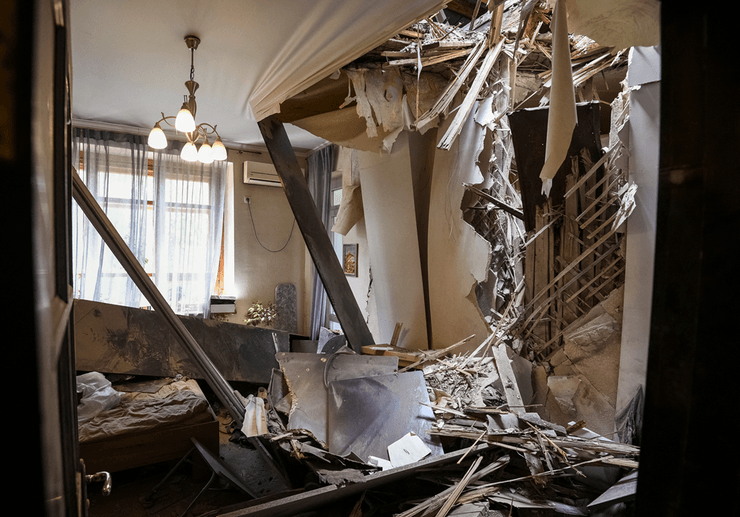 Наслідки ракетного, ракета у Дніпрі.