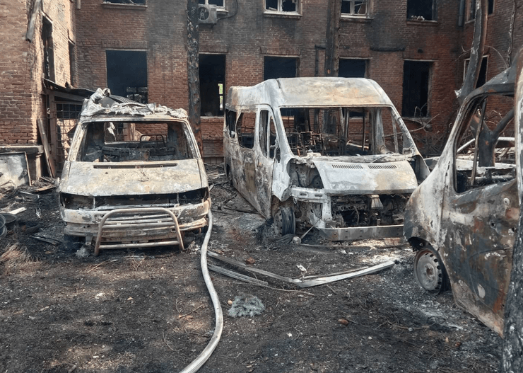 Россияне разрушили базу "Госпитальеров" в Павлограде