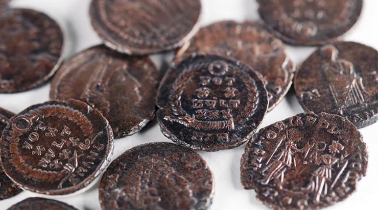 древние монеты восстание Галла Израиль