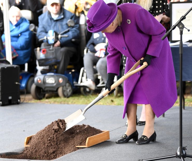 королева, Елизавета II, ветераны, день памяти