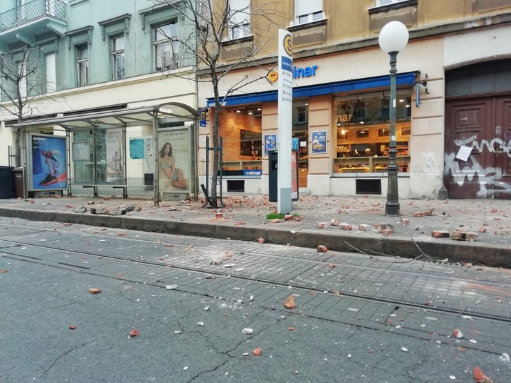 хорватия, загреб, землетрясение