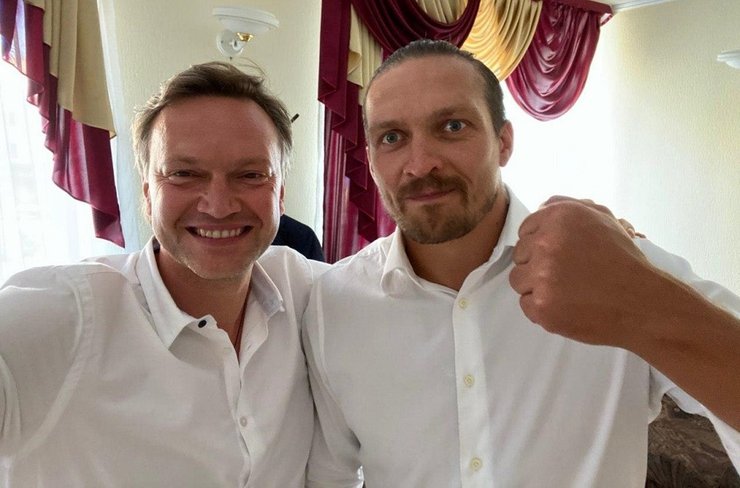 Александр Усик и Александр Данилевич