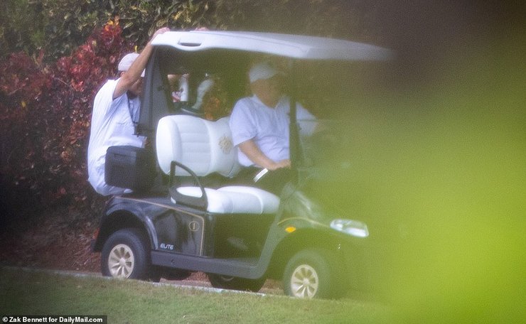 дональд трамп, гольф