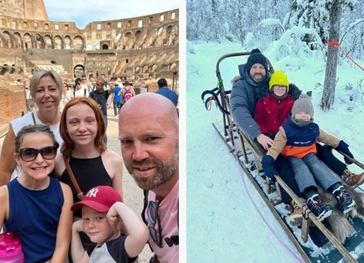 Подружжя продало все майно і вирушило в подорож із дітьми