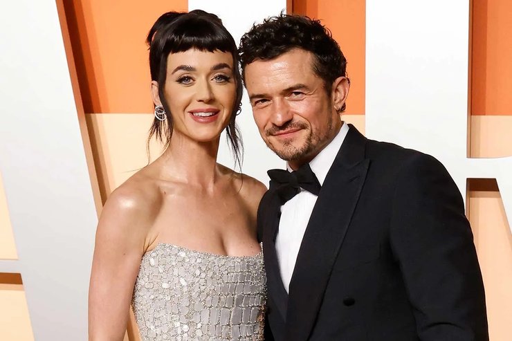 Американская певица Кэти Перри и британский актер Орландо Блум