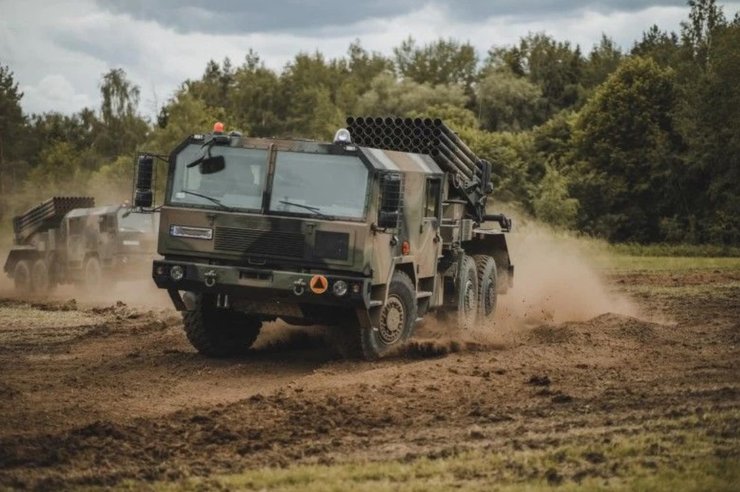 Польская РСЗО WR-40 Langusta