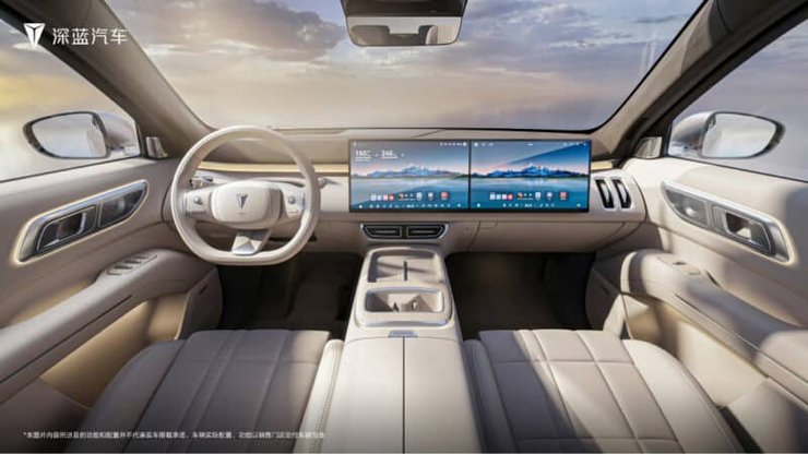 салон Deepal S09, Changan Deepal S09, новый Changan Deepal S09, новый Changan Deepal S09, кроссовер Changan