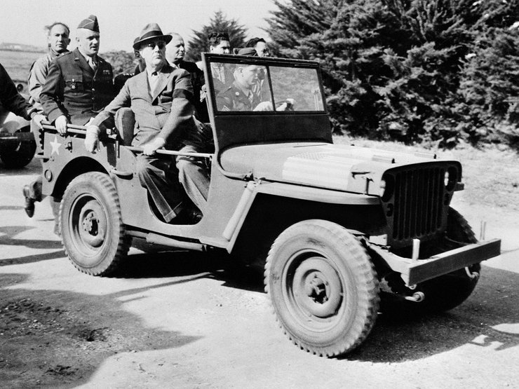 Президент США Франклін Рузвельт теж послуговувався Willys Jeep