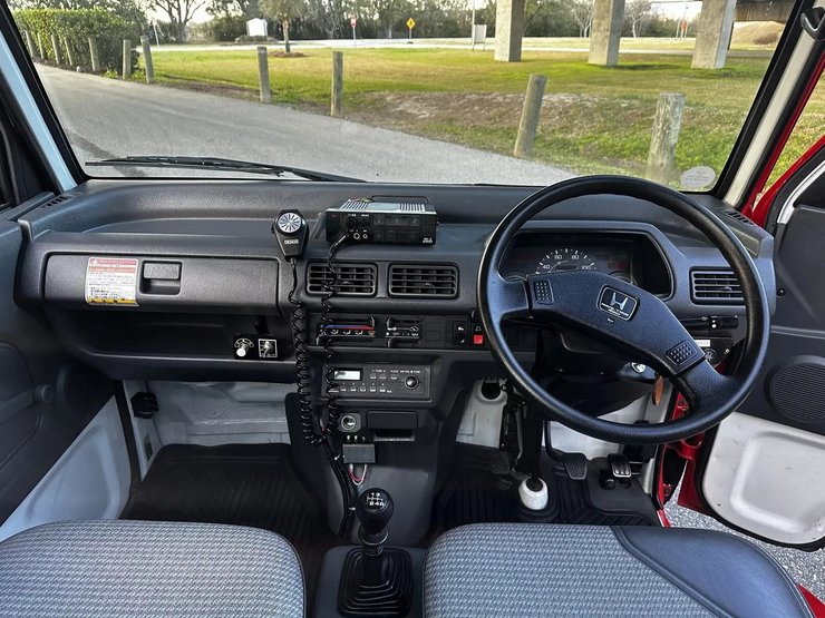 Honda Acty 1996, пожарное авто хонда, пожарное авто, пожарный автомобиль, самый маленький пожарный автомобиль