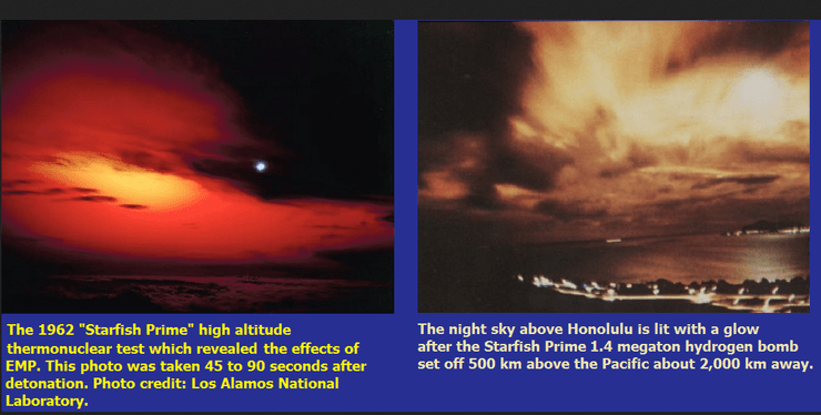 ядерный взрыв Starfish Prime