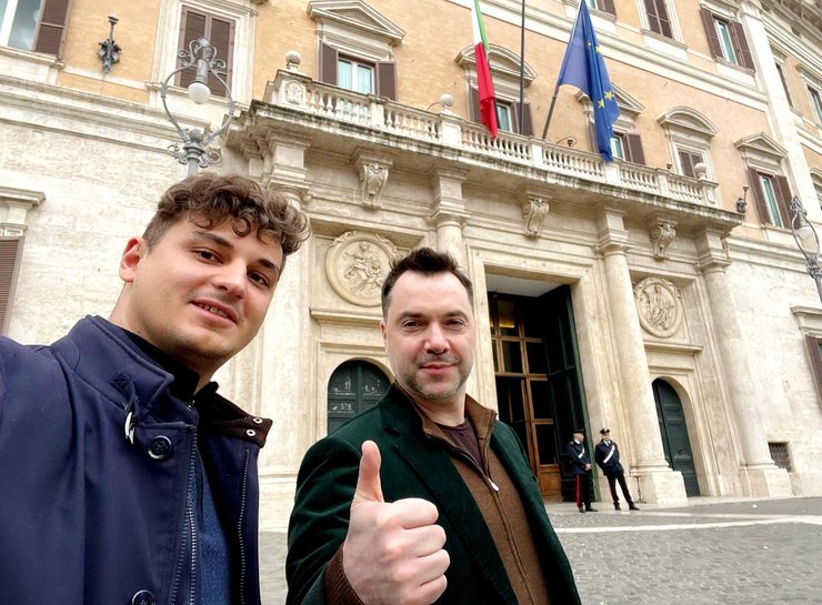 олексій арестович, рим, Італія