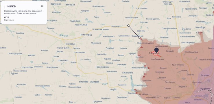 Бої на сході, Очеретине, Воздвиженка, Євгенівка, 5 липня