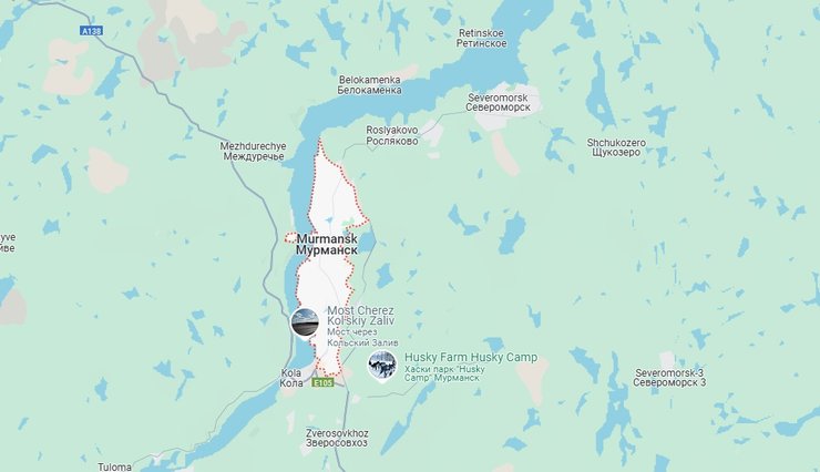 мурманск карта