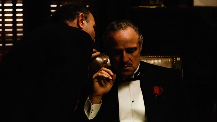 Кадр з фільму "Хрещений Батько" (The Godfather, 1972)