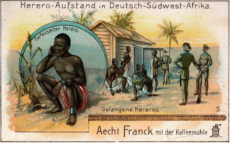 Колониальная открытка из Намибии