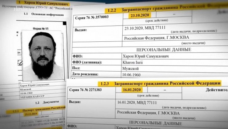 архієрей упц мп, Гедеон, російське громадянство, Юрій Харон