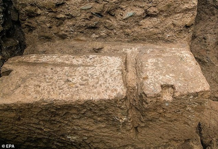 гробницы, яма, снимок