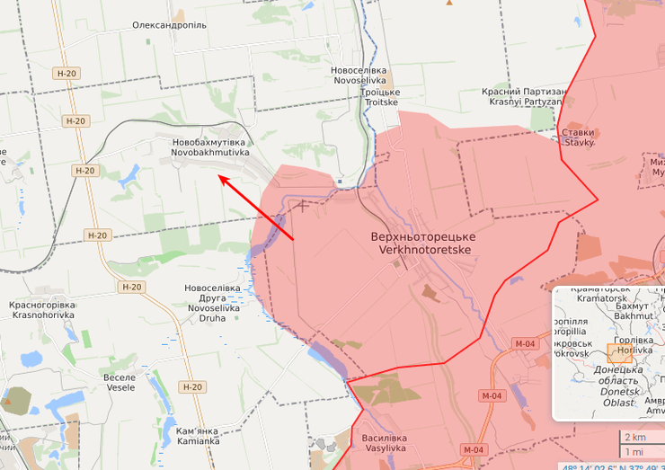 бої в горлівці