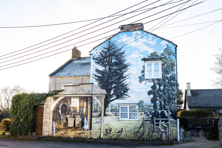 Дом с фреской