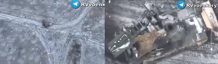 Поврежденная инженерная машина M1150