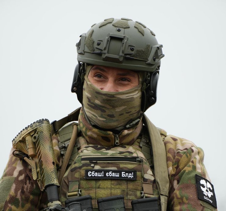 Экс-замглавы МВД Гогилашвили на войне