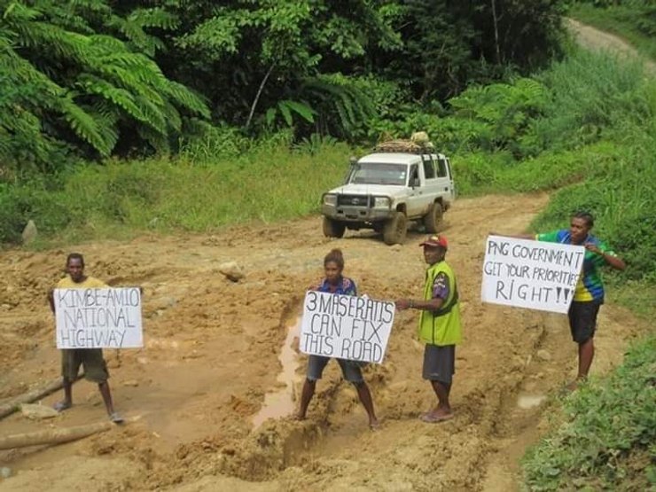 папуа новая гвинея, митинг