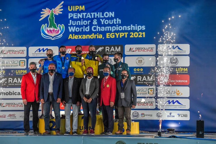 пьедестал, пятиборье, чемпионат мира, фото