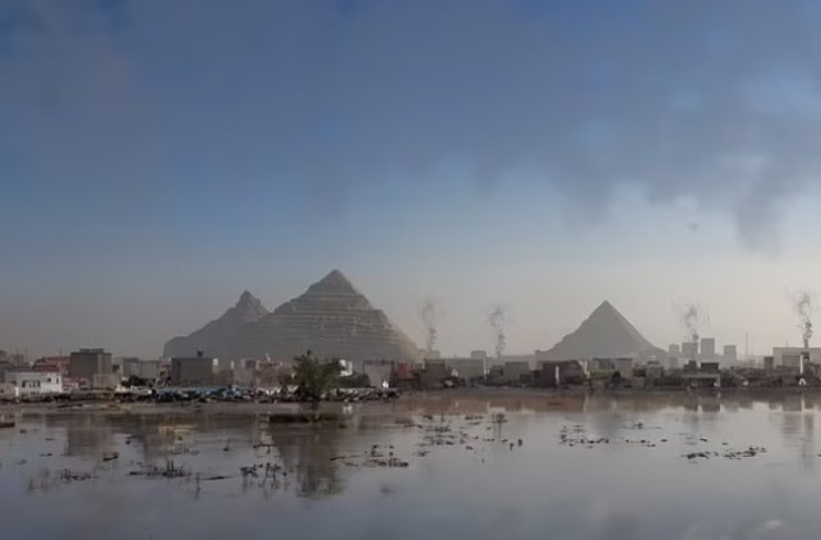 піраміди клімат затоплені