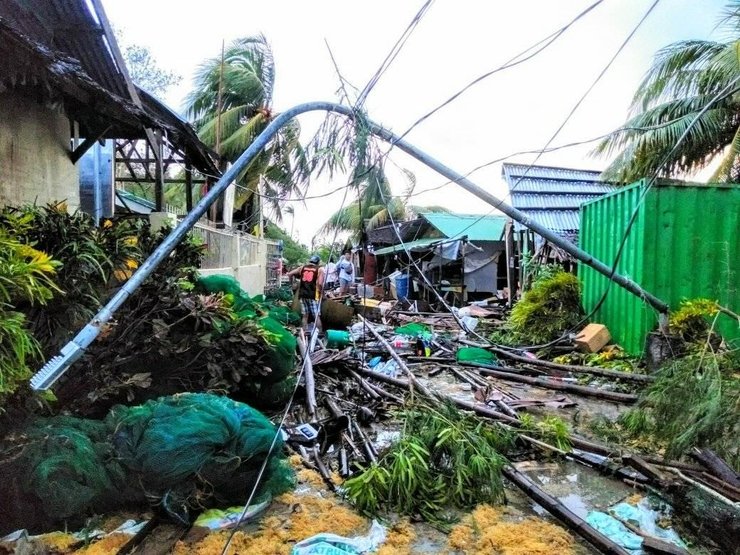 тайфун, филиппины, ураган, бедствие