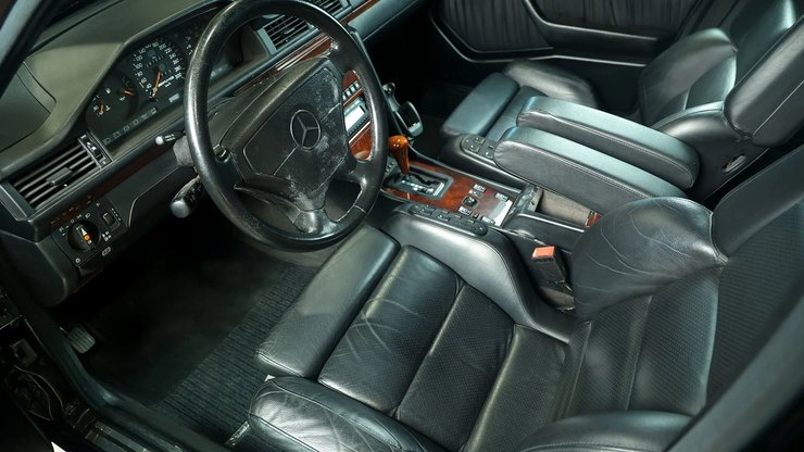 салон Mercedes 124, Mercedes 500E 6.0 AMG, Mercedes 500E, Mercedes-Benz 500E, Mercedes W124