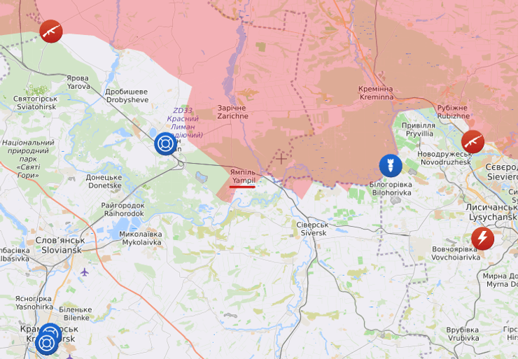 атаки вс рф, просування РФ