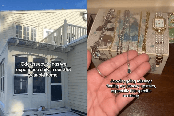 Старинный дом, необъяснимые события, жуткие вещи, странные вещи в доме, исчезают вещи с дома, слышно шум, сами открываются двери, включаются электрические приборы