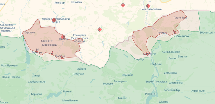 наступление ВС РФ, Харьковская область, Волчанск