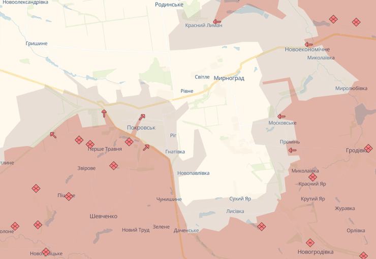 Ситуация в Покровске