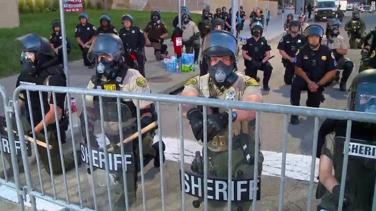 США, протесты, полиция