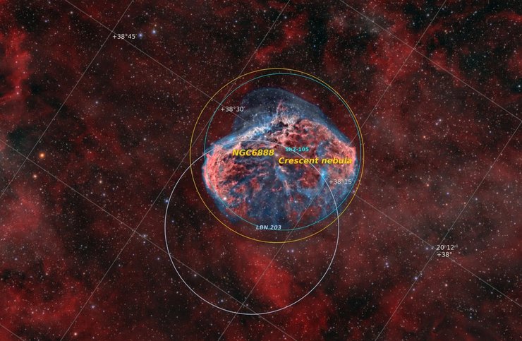Туманность NGC 6888
