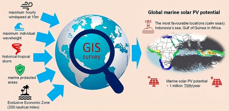 схема, размещение солнечных панелей