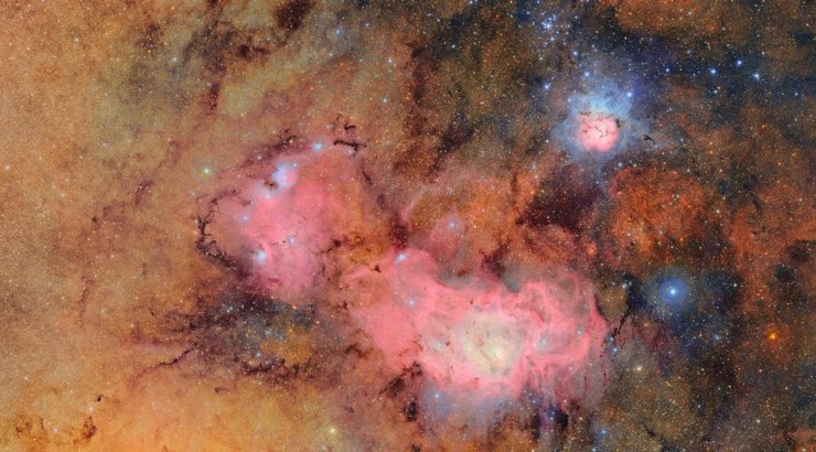 Потрійна туманність туманність Лагуна обсерваторія Віри Рубін