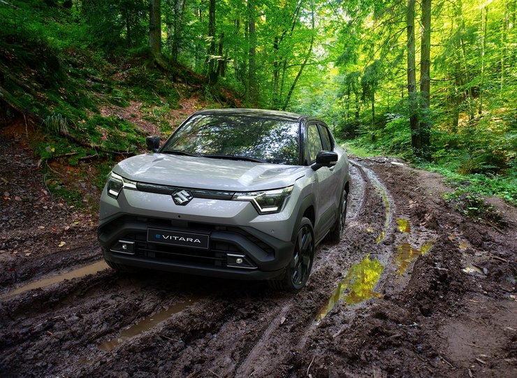 Suzuki eVitara, новый Suzuki eVitara, электромобиль Suzuki, электромобиль Suzuki, кроссовер Suzuki