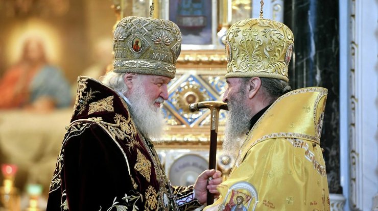 патриарх кирилл, митрополит Онуфрий