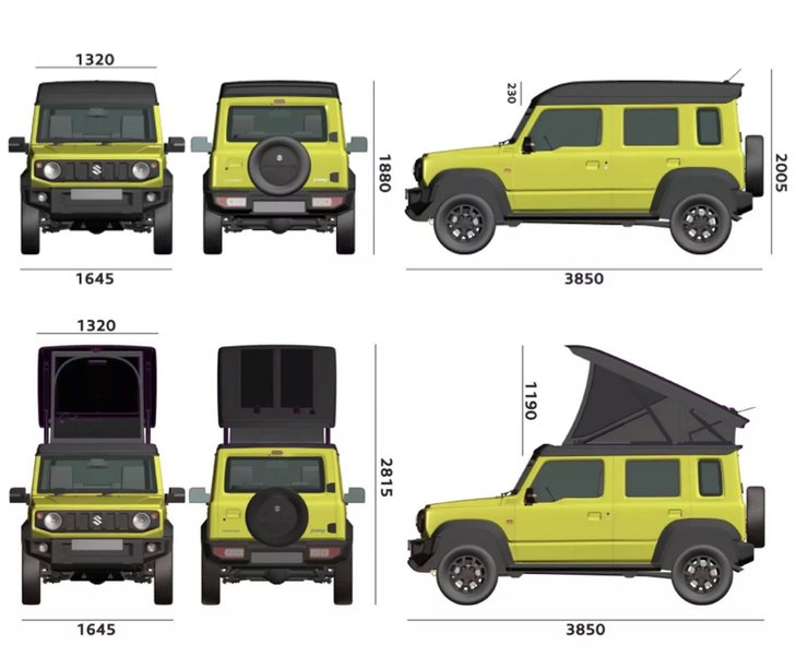 Suzuki Jimny, тюнинг Suzuki Jimny, дом на колесах