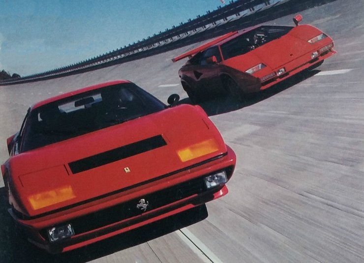 Lambo Countach Ferrari BB